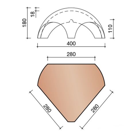 Koramic Vorstenhoed 5500 - Antraciet Engobe (736)