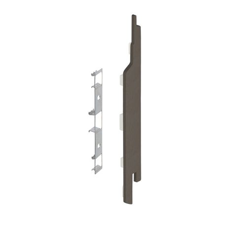 Keralit Eindkap rechts voor sponningdeel 143 mm Kwartsgrijs  (classic colours) (bestelnr. 2865)