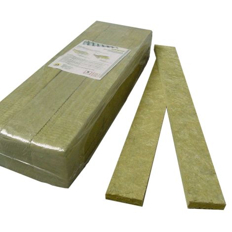 LEWIS Geluidsisolerende Steenwol Oplegstrook 25x100x1000 mm