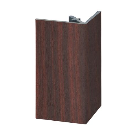 Keralit Uitwendig Hoekprofiel Recht 46x46 mm Mahonie - 4000 mm