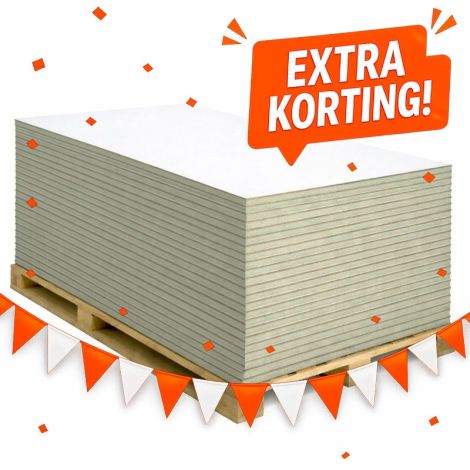 MDF Medite V313 Vochtwerend 2-zijdig Gegrond Palletvoordeel - 12 mm 2440x1220 (89,30m²) HR