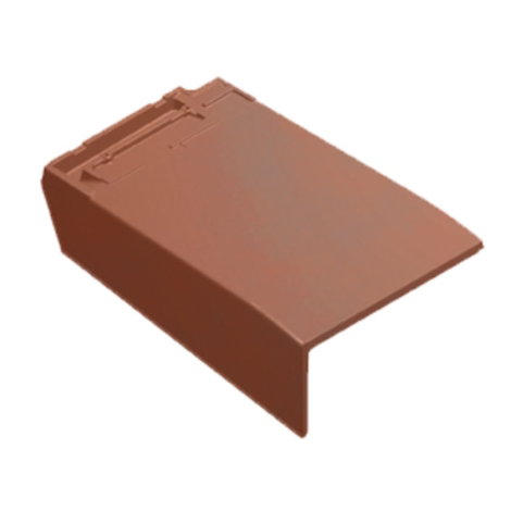 Monier Signy-Finnez Gevelpan Links Rood Rustiek Engobe