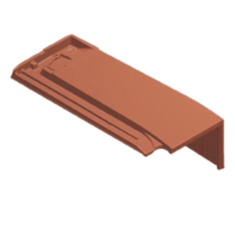 Monier Signy-Finnez Halve Gevelpan Rechts Natuurrood Naturel