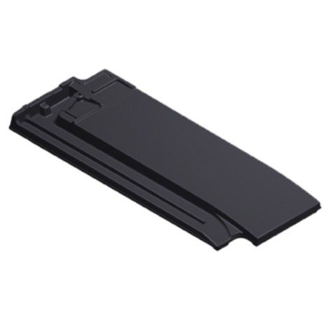 Monier Signy-Finnez Halve Pan Antraciet Mat Vol Donker Engobe