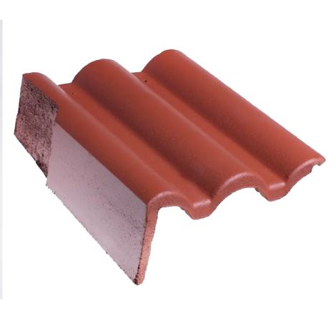 Monier Sneldek Novo+ Gevelpan Links - Hollands Rood