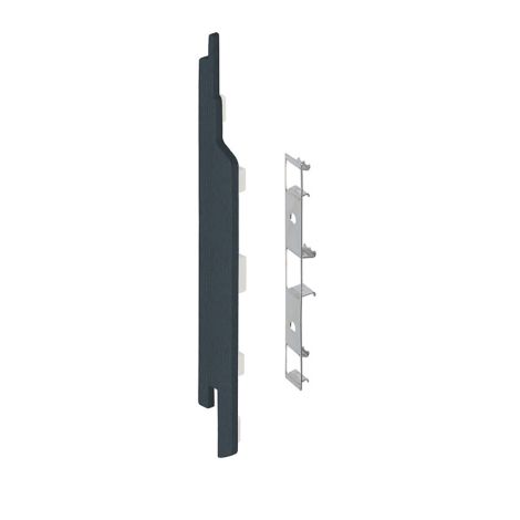 Keralit Eindkap links voor sponningdeel 143 mm Monumentenblauw  (classic colours) (bestelnr. 2860)