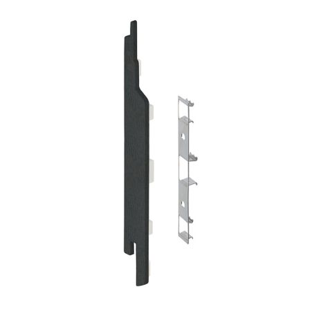 Keralit Eindkap links voor sponningdeel 143 mm Monumentengroen  (classic colours) (bestelnr. 2860)