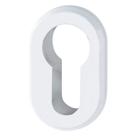 Austria Smalslot Cilinderrozet Wit Bianco