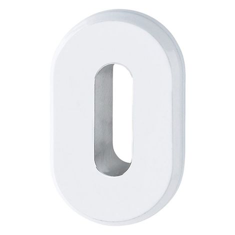 Austria Smalslot Sleutelrozet Wit Bianco