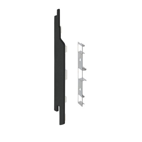 Keralit Eindkap links voor sponningdeel 143 mm Nightblack (pure colours) (bestelnr. 2860)