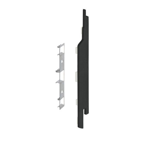 Keralit Eindkap rechts voor sponningdeel 143 mm Nightblack (pure colours) (bestelnr. 2865)