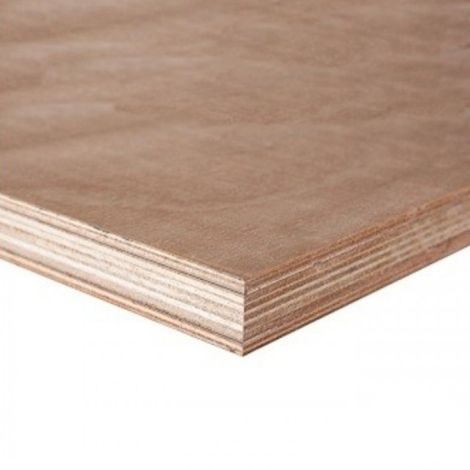 Okoume Deurplaat Aluplex WBP Verlijmd - A/A 40 mm 2500x1220