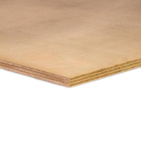 Okoume Multiplex WBP Verlijmd - B/BB 12 mm 3100x1530 