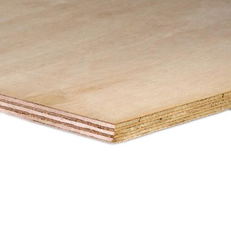 Okoume Multiplex WBP Verlijmd - B/BB 15 mm 2500x1220