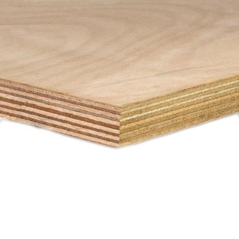 Okoume Multiplex WBP Verlijmd - B/BB 30 mm 2500x1220