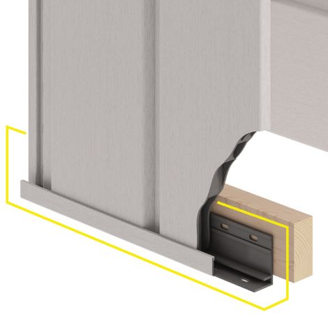 Keralit Omrandingsprofiel Staalblauw - 4000 mm