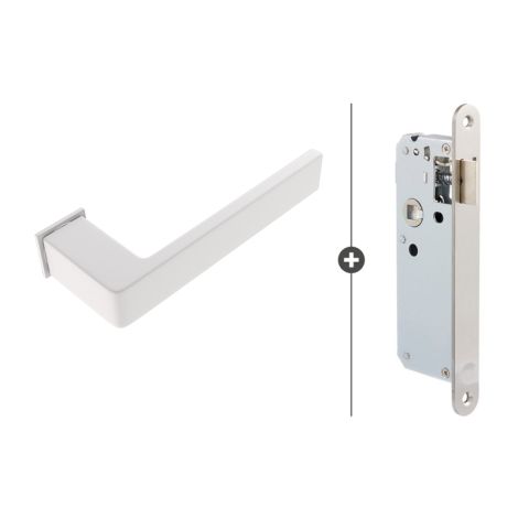 Skantrae Hang- en Sluitwerkpakket Quadrate 28 minimal - Wit (816)