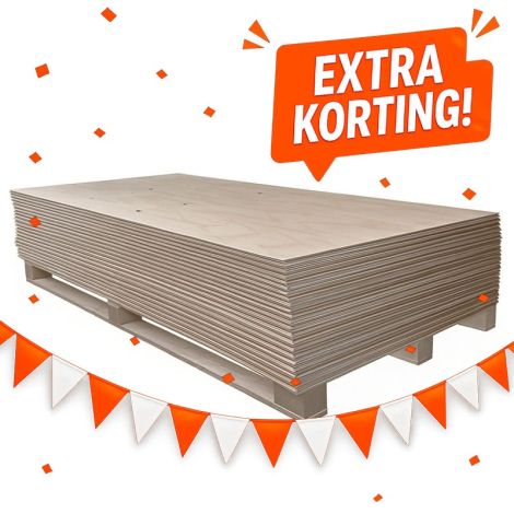 Radiata Pine Underlayment Palletvoordeel - 18 mm - 2440x1220 Mes en Groef Hoofdafbeelding WK 