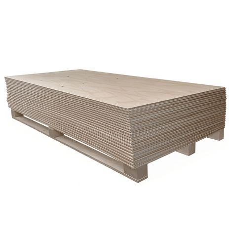 Radiata Pine Underlayment Palletvoordeel - 18 mm - 2440x1220 Mes en Groef HR Volle platen