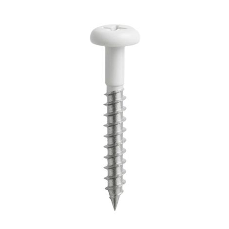 Rockpanelschroef RVS 4,5x35 mm Wit RAL 9010 - Doos à 100 stuks