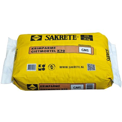 Sakrete Gietmortel GM5 - 25 kg Hoofdafbeelding