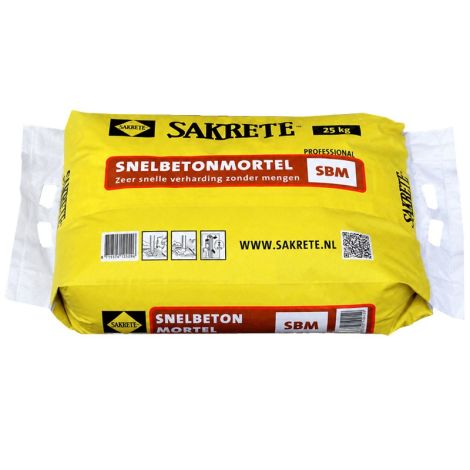 Sakrete Snelbetonmortel (snelbeton) - 25 kg Hoofdafbeelding