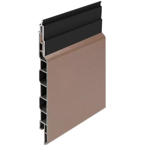 Keralit Sponningdeel 143 Shadowline - Bruingrijs - 6000 mm CR