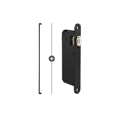 Skantrae Scharnierdeur Hang- en Sluitwerkpakket Tupelo 160 - Zwart (717)