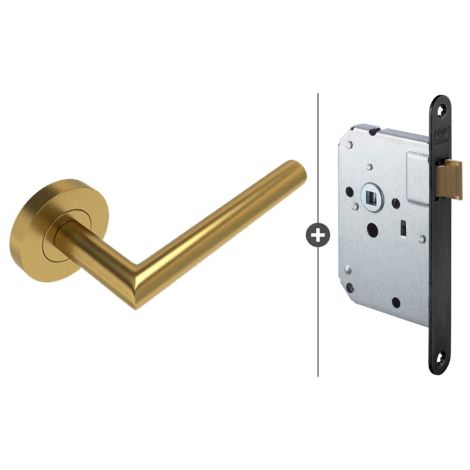 Skantrae Hang- en Sluitwerkpakket Orbit 19 Regular - Mat Messing (2127)