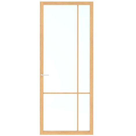 Skantrae SlimSeries SSL 14807 Blank Glas - 83 x 201,5 cm - Opdek Rechtsdraaiend