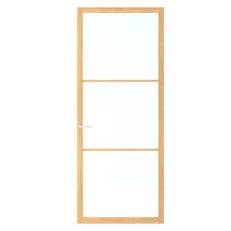 Skantrae SlimSeries SSL 14803 Blank Glas - 88 x 211,5 cm - Opdek Linksdraaiend