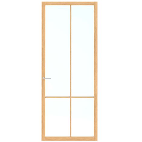 Skantrae SlimSeries SSL 14808 Blank Glas - 93 x 211,5 cm - Opdek Linksdraaiend