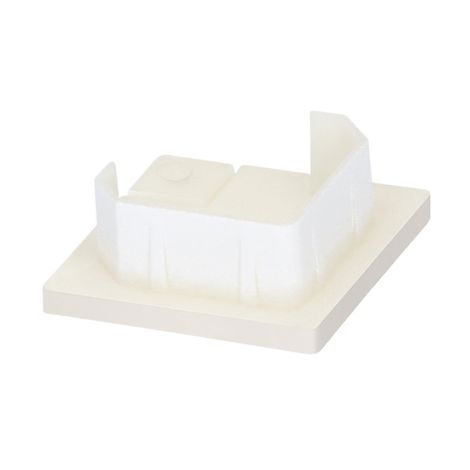 Keralit Eindkap voor Hoekprofiel 32x32 mm Snowwhite  (pure colours) (bestelnr. 2829)
