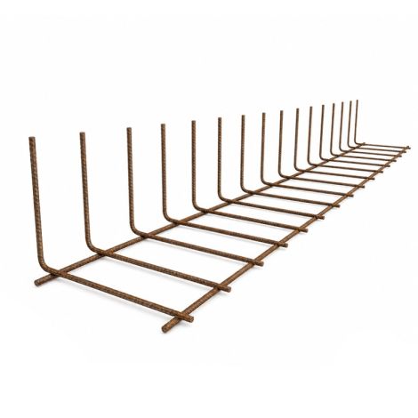 Stekkenrek - ∅ 8 mm - 300x600x2000 mm Hoofdafbeelding