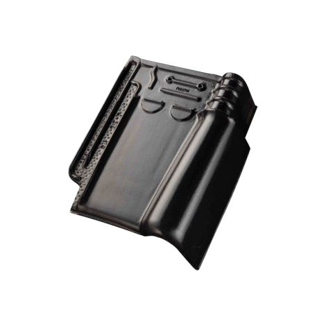 Koramic Tuile Du Nord 993 Gevelpan Rechts - Antraciet Engobe (736)