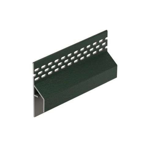 Keralit Trim/Kraal Ventilatieprofiel Gevel Donkergroen - 6000 mm HR