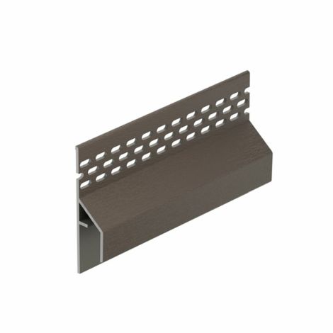 Keralit Trim/Kraal Ventilatieprofiel Gevel Kwartsgrijs - 6000 mm HR