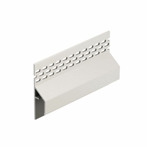 Keralit Trim/Kraal Ventilatieprofiel Gevel Wit - 6000 mm HR