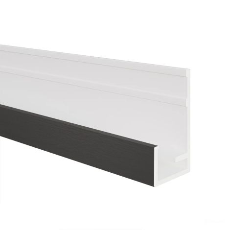 VinyPlus Startprofiel Verticaal - 6000 mm Antraciet (art.nr. 0413) 