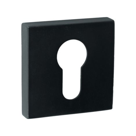 Weekamp Cilinderrozet Vierkant Zwart