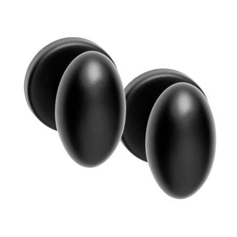 Weekamp Deurknop Bubble PVD Black