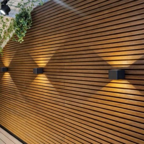 WEO 60 Gevelbekleding Houtcomposiet Teak - paneel à 2900 mm