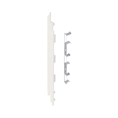 Keralit Eindkap links voor sponningdeel 190 mm Wit (classic colours) (bestelnr. 2884)