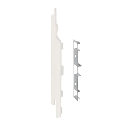 Keralit Eindkap links voor sponningdeel 143 mm Wit (classic colours) (bestelnr. 2860)