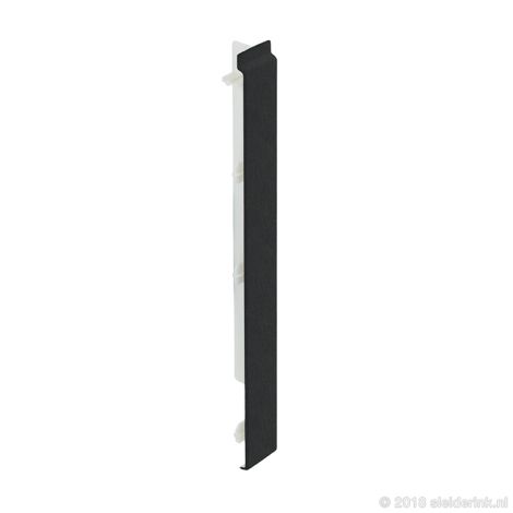 Keralit verbindingstuk voor sponningdeel 190 mm Zwart  (classic colours) (bestelnr. 2818)