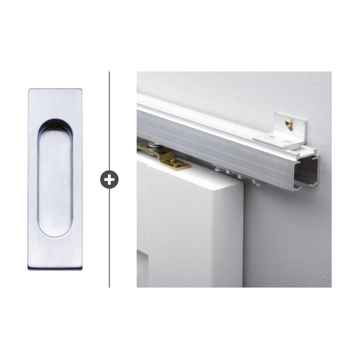 Skantrae Hang- en Sluitwerkpakket Recta - Mat Chroom (519) Skantrae Hang- en Sluitwerkpakket Recta - Mat Chroom (519)