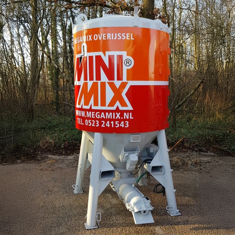 MetselMortel IW3 MC10-5000 - MegaMix Silosysteem - 3,1 Ton - Eenkamer - Lichtgrijs HR MetselMortel IW3 MC10-5000 - MegaMix Silosysteem - 3,1 Ton - Eenkamer - Lichtgrijs HR