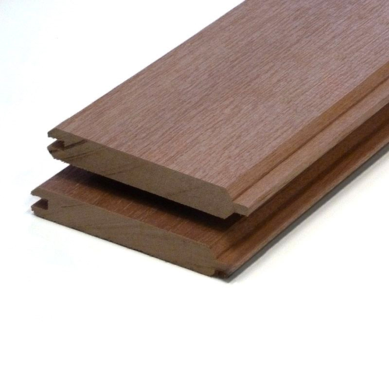 Vellingdelen Meranti 18x135 mm - 245 cm - 5 stuks per bundel Vellingdelen Meranti 18x135 mm - 245 cm - 5 stuks per bundel