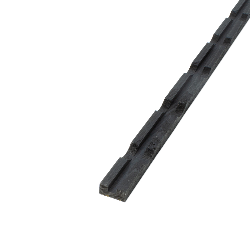 Ventilatielat Geïmpregneerd Zwart Gegrond 21x45 Ventilatielat Geïmpregneerd Zwart Gegrond 21x45