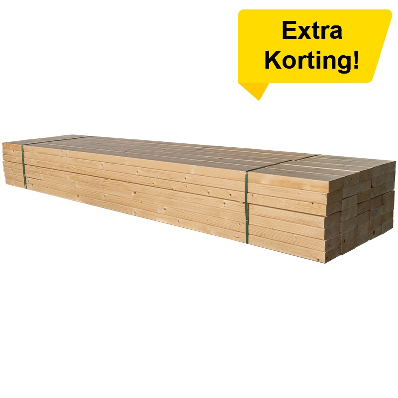 Vuren Geschaafd 75x200 (70x195) – Voordeelpak á 35 Stuks (€ 8,81 / m¹) HR Vuren Geschaafd 75x200 (70x195) – Voordeelpak á 35 Stuks (€ 8,81 / m¹) HR
